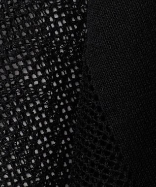 GRACE CONTINENTAL メッシュニットフーディー ブラック