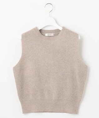 Feroux 【セットアイテム】ニットベストセット ワンピース ベージュ系2