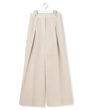 ICB L 【先行予約】ドライクールトロ クロスタックワイドパンツ サンドベージュ