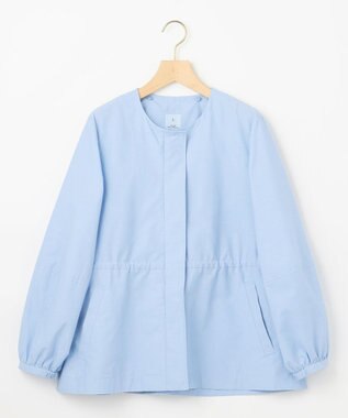 組曲 L 【2WAY】フード付き ライトアウター サックスブルー系