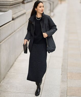 自由区 【SHIHOさん着用】フラップカーブミニクラッチ バッグ ブラック