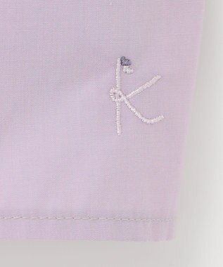 組曲 KIDS 【150-160㎝】パピヨンラッフル ブラウス ラベンダー系