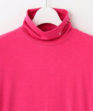 23区GOLF 定番あたたかインナー【WOMEN】エニワイズ無地 カットソー ピンク系