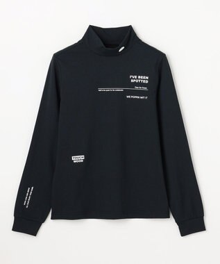 PW CIRCULUS 【WOMEN】ベーシックロングスリーブモックネック ゴルフウェア レディース ブラック系