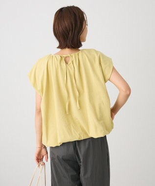 CRAFT STANDARD BOUTIQUE カットクレープ裾バルーンプルオーバー Yellow