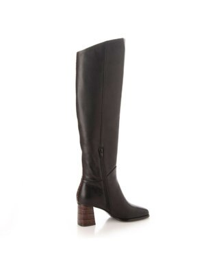 MODE ET JACOMO <MODE ET JACOMO>バック切り替えスクエアトゥロングブーツ ブラック