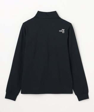 PW CIRCULUS 【WOMEN】ベーシックロングスリーブモックネック ゴルフウェア レディース ブラック系