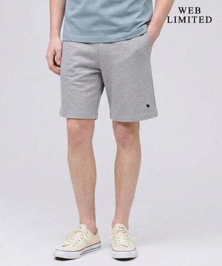 J.PRESS MEN 【WEB限定】バックブル スウェットハーフパンツ