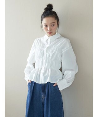 earth music&ecology ビスチェライクシャーリングシャツ