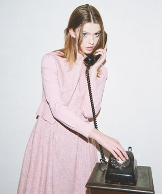 TOCCA 【洗える】PINK BASKET KNIT カーディガン ピンク系