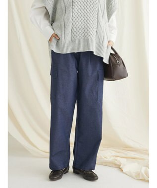 CRAFT STANDARD BOUTIQUE ストレッチカーゴパンツ Navy