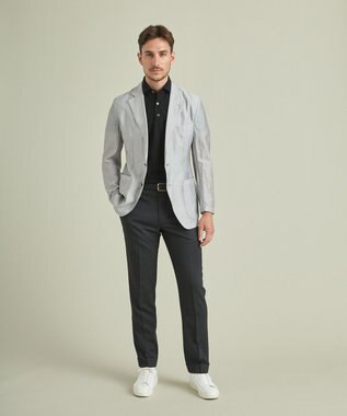 GOTAIRIKU 【超軽量】エアードビー羽織りジャケット ライトグレー系