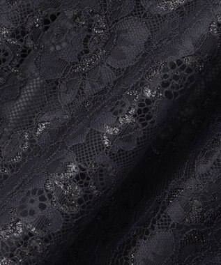 23区 【APPLAUDIR】ブライトフラワーレースコンビ ドレス スレートグレー系