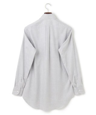J.PRESS MEN 【Single Needle Tailoring / 形態安定】メランジカラーギンガムチェック シャツ/B.D. ライトグレー系3