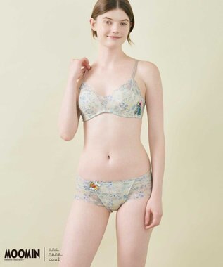 une nana cool 【ムーミン】 MOOMIN * une nana cool  364 レース ノンワイヤーブラ PU