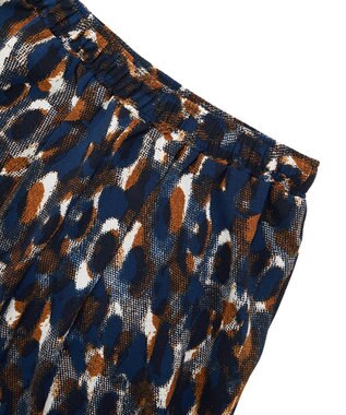 Green Parks 柄イージーパンツⅣ（ワイド） Brown