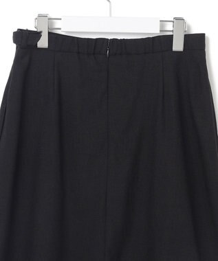 23区 S 【セットアップ対応】アイアスマットストレッチ フレア スカート ブラック系