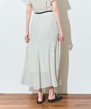 GRACE CONTINENTAL ドットジャガードスカート キナリ