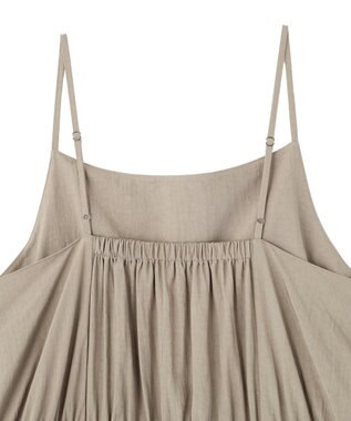 YECCA VECCA 【UVカット/遮熱/接触冷感】COOLカーゴキャミワンピース Charcoal Gray