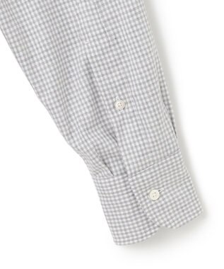 J.PRESS MEN 【Single Needle Tailoring / 形態安定】メランジカラーギンガムチェック シャツ/B.D. ライトグレー系3
