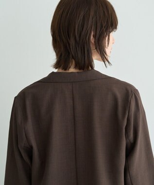 YECCA VECCA リネンライクジャケット② Brown