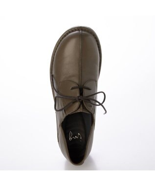 ing <ing>【WEB限定】センターシームレースアップシューズ カーキ