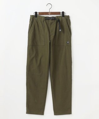 JOSEPH ABBOUD MOUNTAIN 【JAPANファブリック/ストレッチ】ストレッチライトモールスキンベイカー パンツ カーキ系