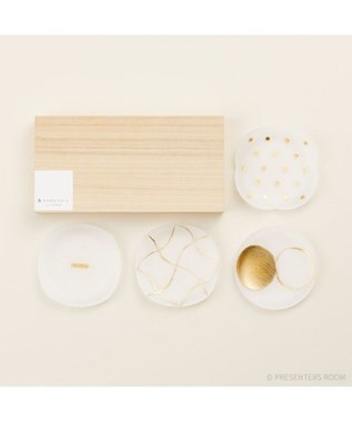 PRESENTERS ROOM toumei / 箔 mamezara 4枚セット い