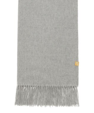 MOONBAT WEB限定【洗える】ミエル (miel) カシミヤ100％ 無地ストール グレー