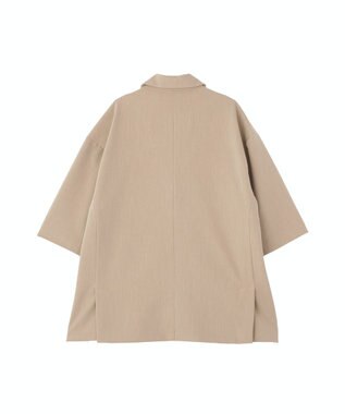 CRAFT STANDARD BOUTIQUE 半袖ダブルテーラードセットアップ Beige
