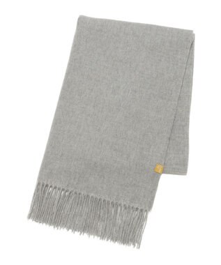 MOONBAT WEB限定【洗える】ミエル (miel) カシミヤ100％ 無地ストール グレー