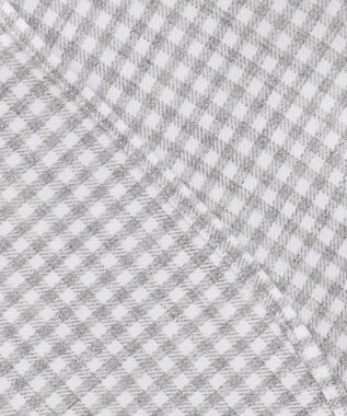 J.PRESS MEN 【Single Needle Tailoring / 形態安定】メランジカラーギンガムチェック シャツ/B.D. ライトグレー系3