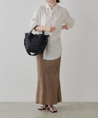 russet コーデュラナイロン2WAYタウントートバッグ(CE-1673-WEB) Black