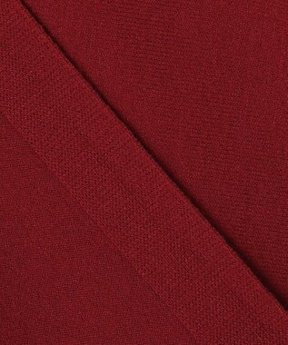 23区 S ヴィスコースストレッチ ドルマン ニット ダークレッド