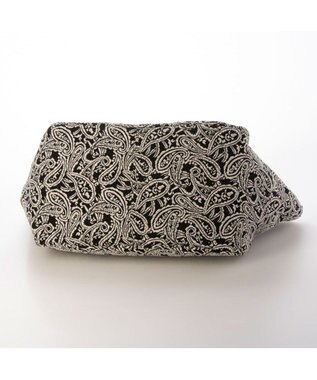 UNBILLION カシュカシュ cachecache / ペーズリー柄ジャガードトートバッグ ブラック