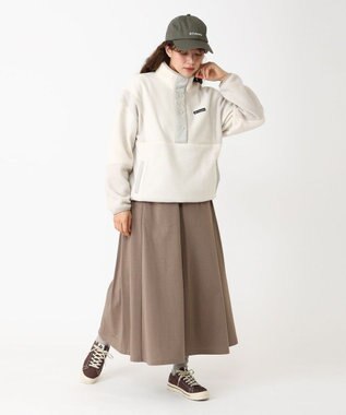 Columbia Columbia/ ウィメンズクリスタルベンドハーフスナップフリース /コロンビア Chalk