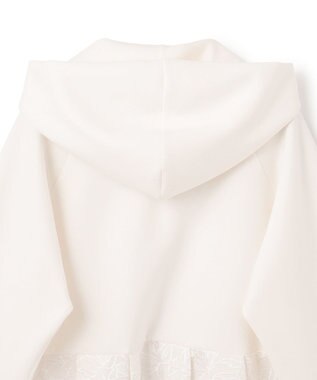 GRACE CONTINENTAL カットワークパーカー ホワイト