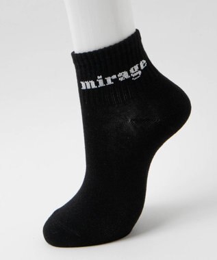 WEGO mirageアンクルソックス ブラック