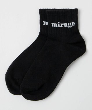 WEGO mirageアンクルソックス ブラック