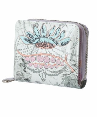 tsumori chisato CARRY Together ラウンドファスナー2つ折り財布 ブラック