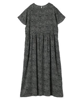 AMERICAN HOLIC アソートプリントフレンチスリーブワンピース Leopard