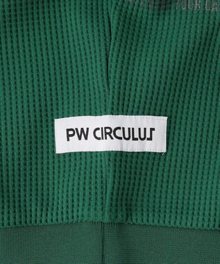PW CIRCULUS 【WOMEN】ワッフルハーフジップポロ 2026年モデル ゴルフウェア レディース グリーン系