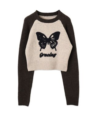 WEGO フラッフィーラグランちびニット 柄1