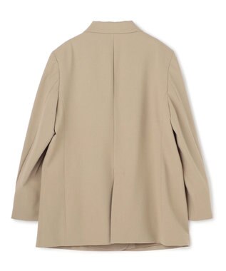 UNFILO ウールライク ダブルブレスト ジャケット ベージュ