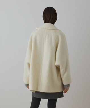 GRACE CONTINENTAL シャギ－ハ－フコ－ト キナリ