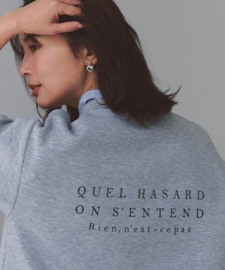 UNFILO BEAUTY FORM JERSEY 刺繍ロゴ プルオーバー TOPグレー