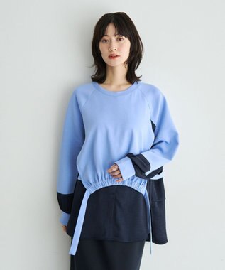 YECCA VECCA シャツレイヤードデザインプルオーバー