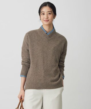 J.PRESS LADIES YAK BLEND Vネック ニット