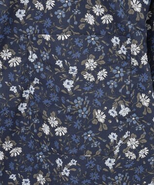JOSEPH ABBOUD 【リバティー柄】プリントシャツ ネイビー系5