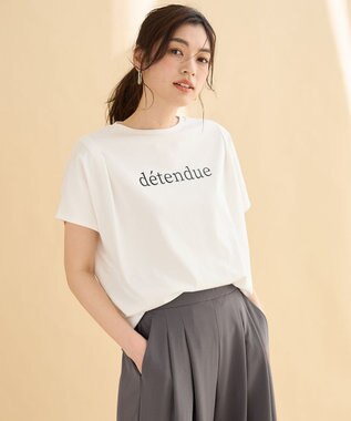 ANY エニィファンクションフレンチスリーブTシャツ オフ(ロゴ)